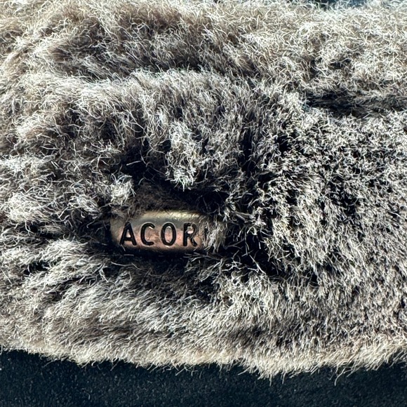 ACORN Original Moccasin Womens Slippers Size 8-9 Brown Faux Fur Comfort Slip On - Picture 5 of 11